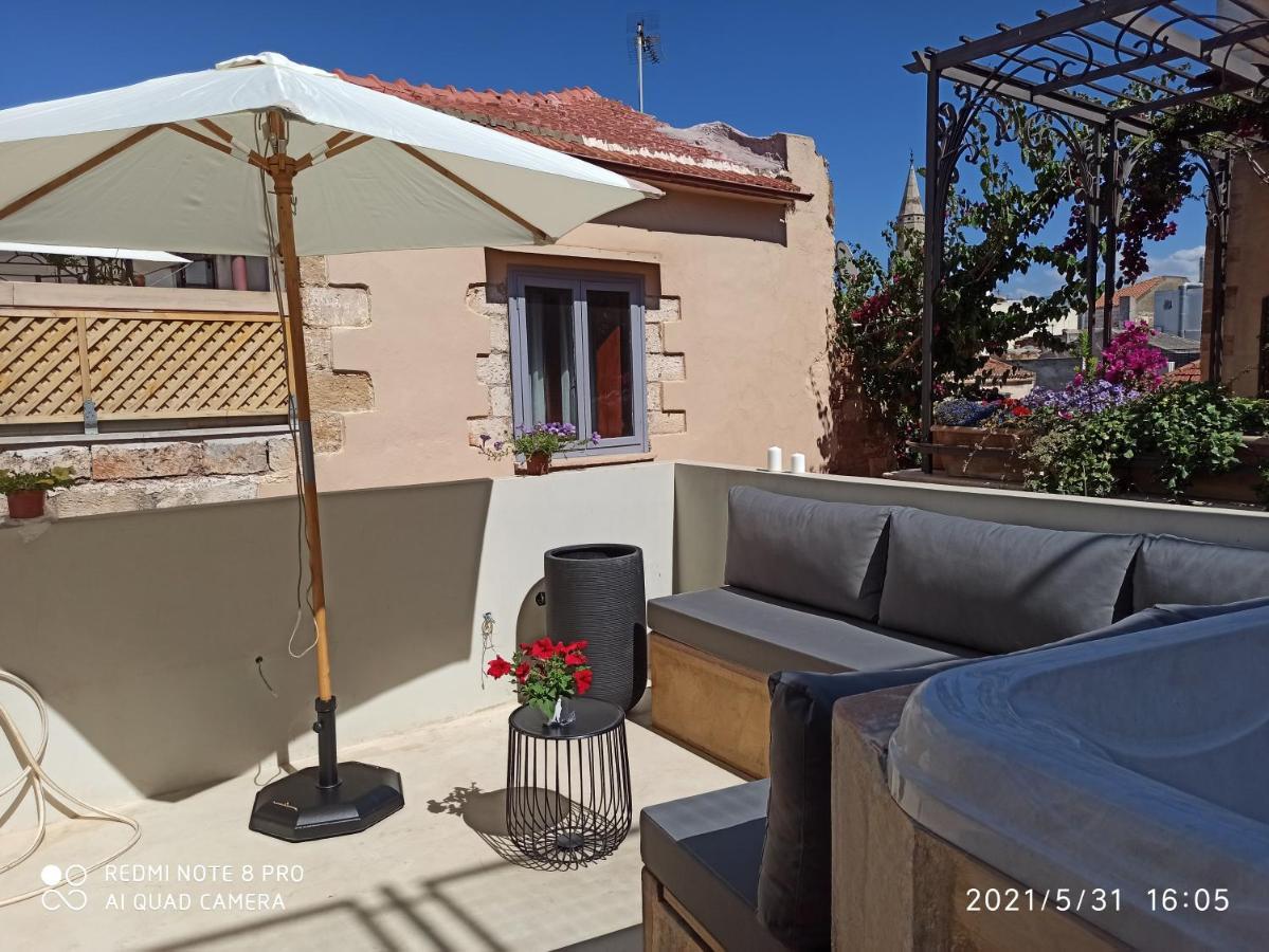 Casa Eva With Outdoor Heated Jacuzzi And Hamam Villa Hriszí Aktí Haniá Kültér fotó