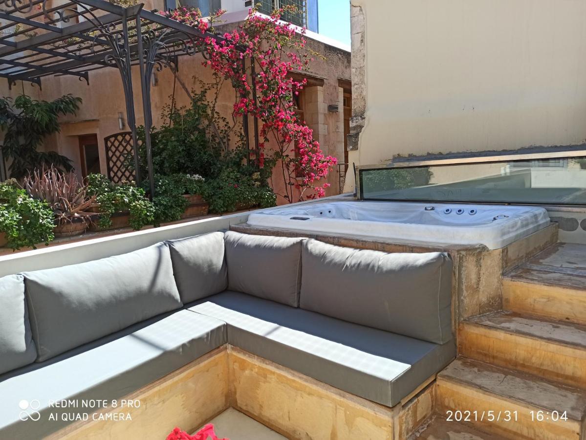 Casa Eva With Outdoor Heated Jacuzzi And Hamam Villa Hriszí Aktí Haniá Kültér fotó