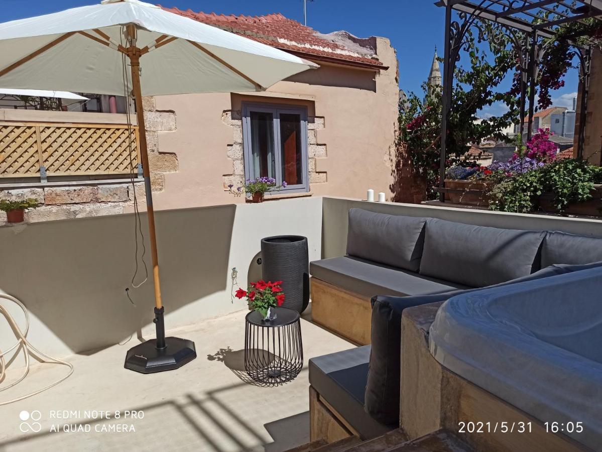 Casa Eva With Outdoor Heated Jacuzzi And Hamam Villa Hriszí Aktí Haniá Kültér fotó